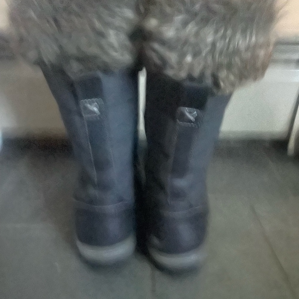 Snow boots blonde waterproof